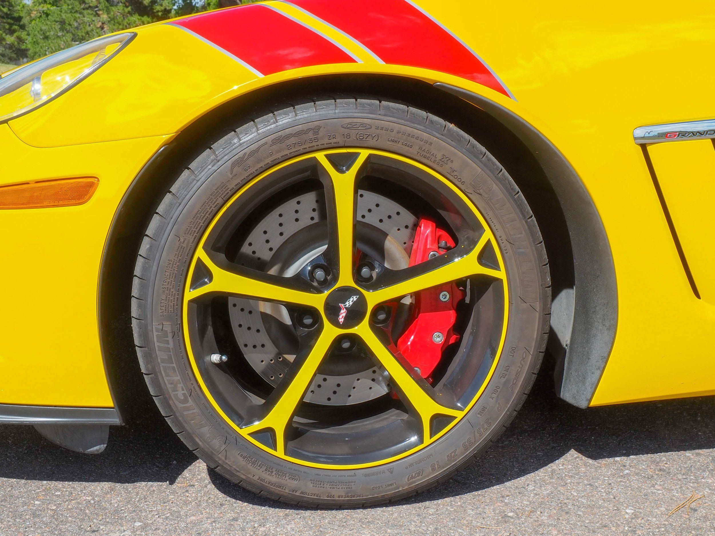 2010 Chevrolet Corvette Yellow Grand Sport