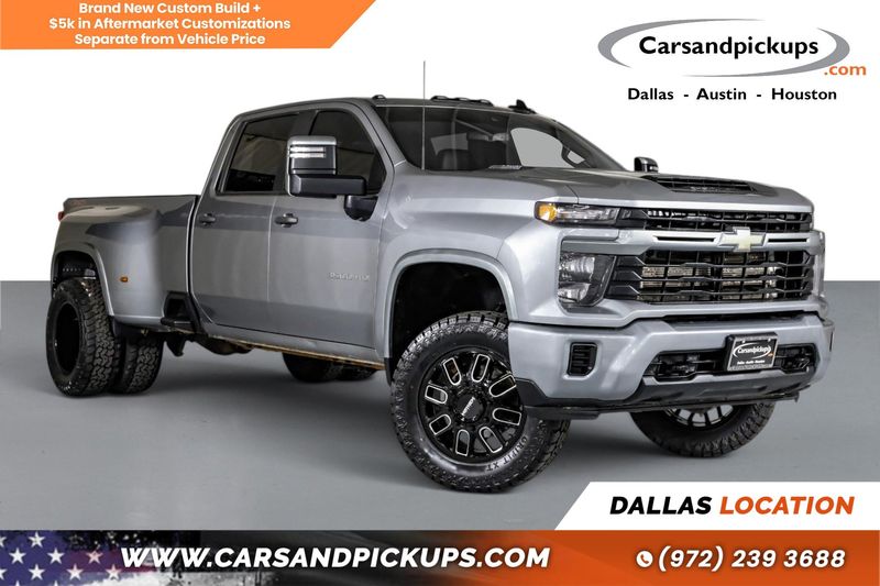 Gray 2024 Chevrolet Silverado 3500HD Pickup Truck Four-Wheel Drive Automatic
