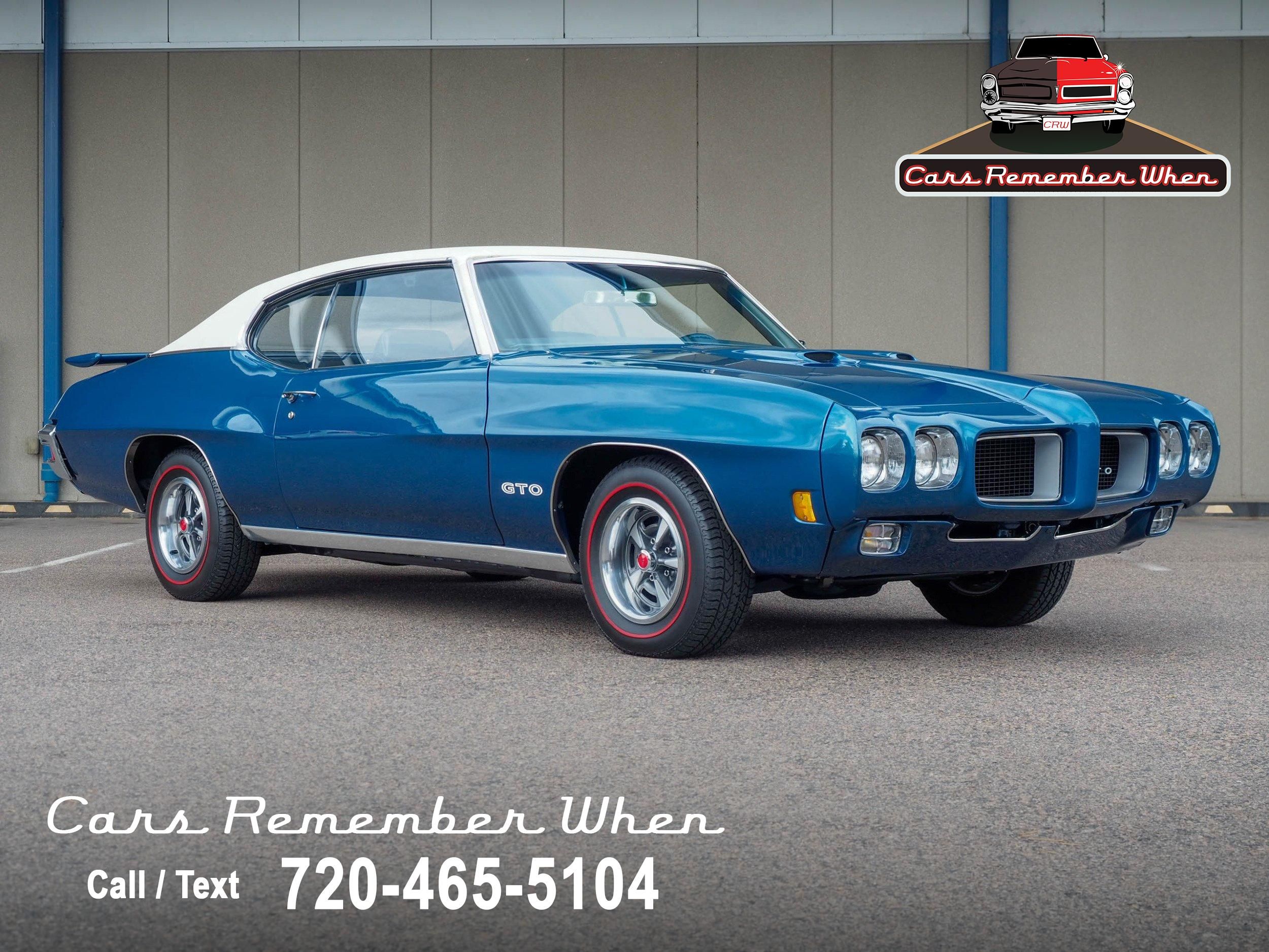 1970 Pontiac GTO Blue 