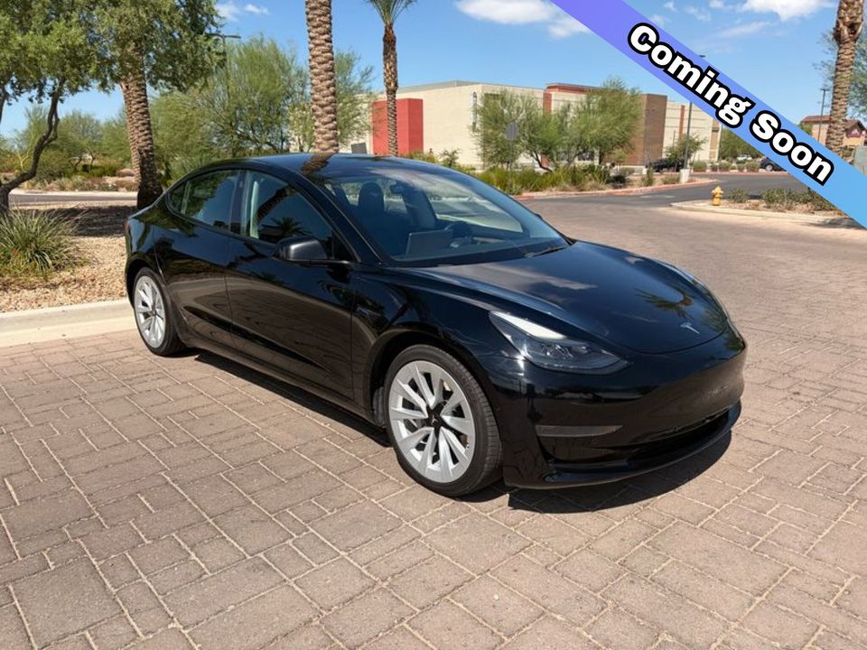 2022 Tesla Model 3 Rear-Wheel Drive