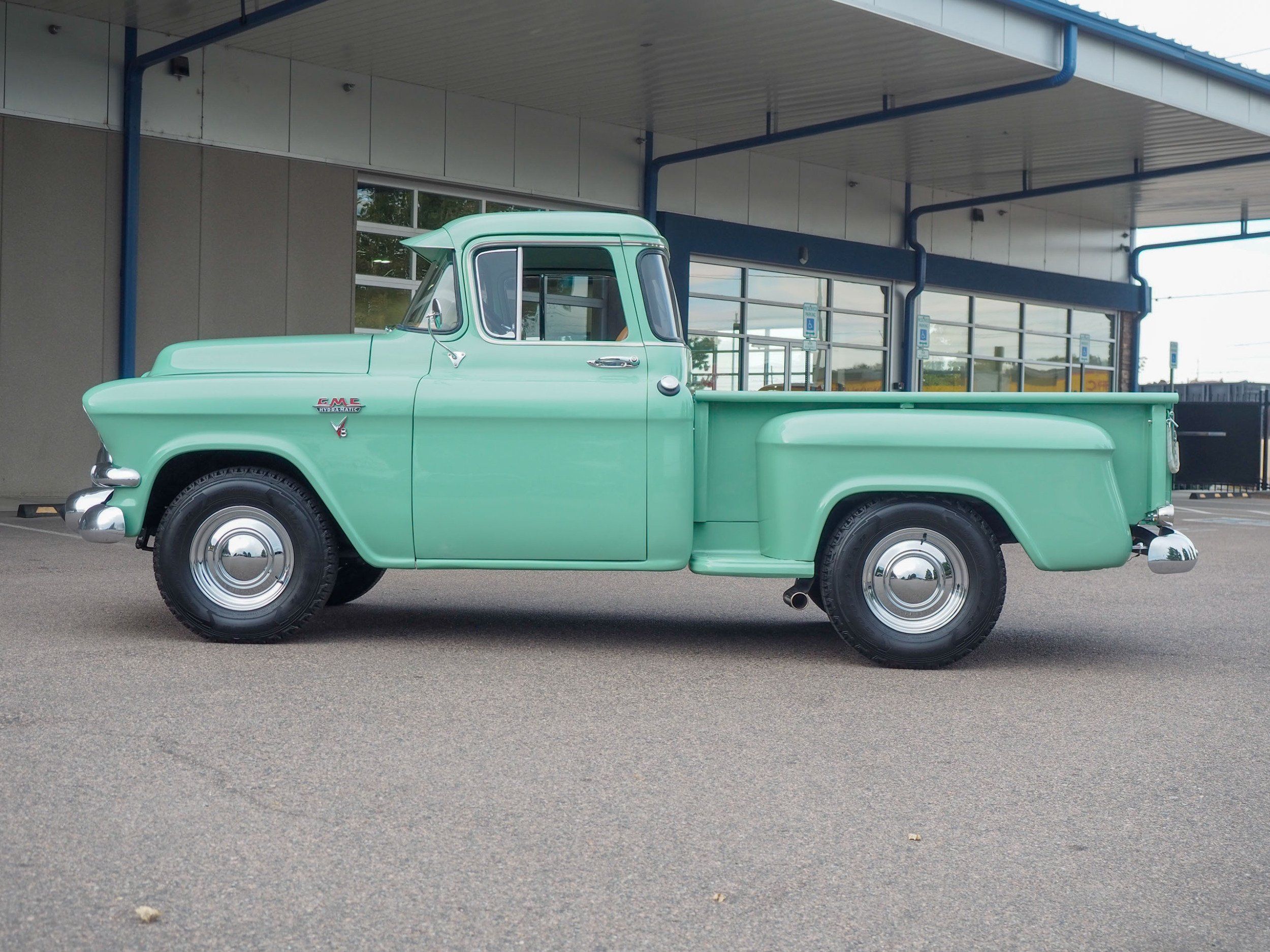 1955 GMC Pickup Green 2nd Series