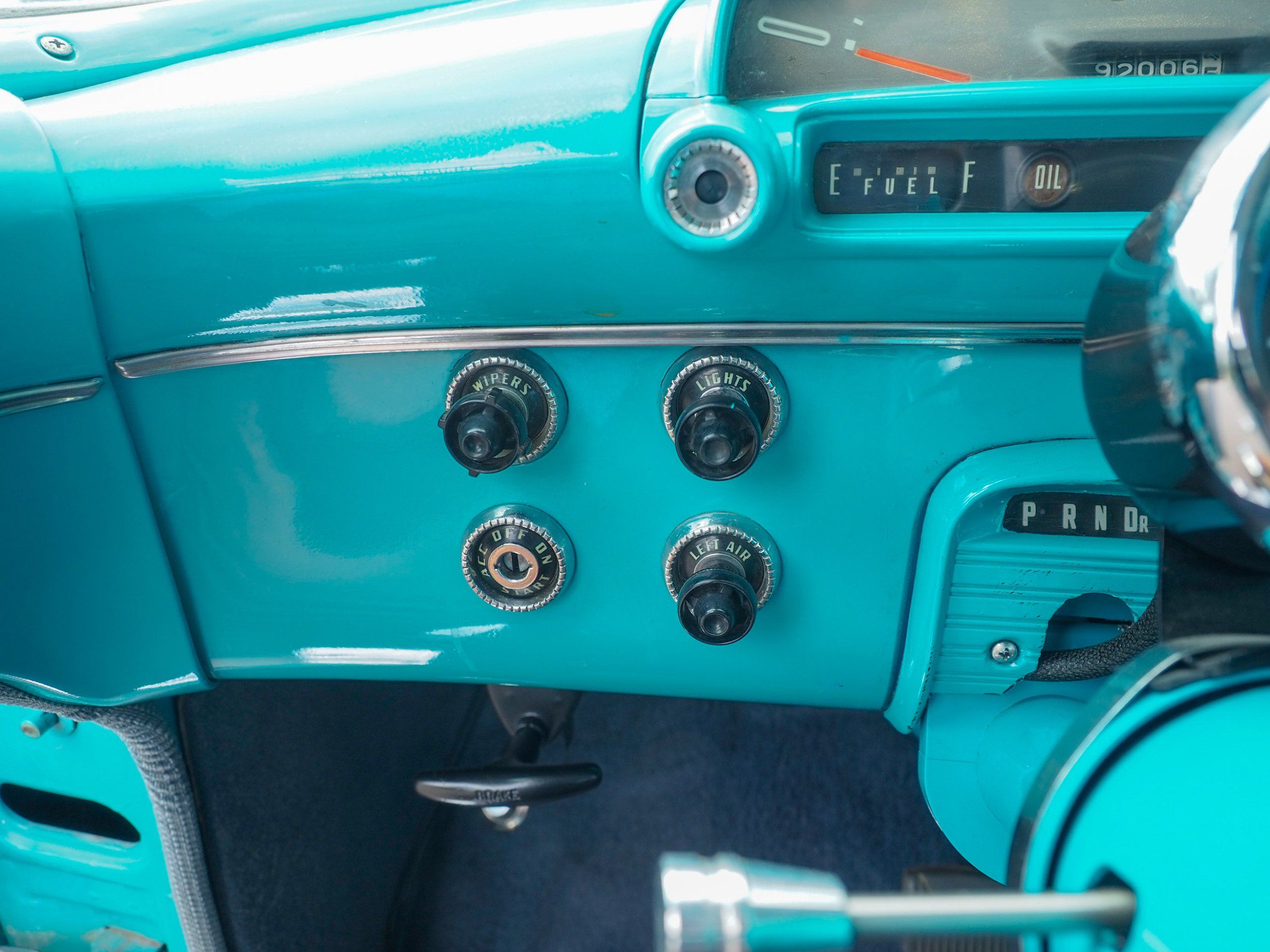 1955 Ford Fairlane Teal Coupe