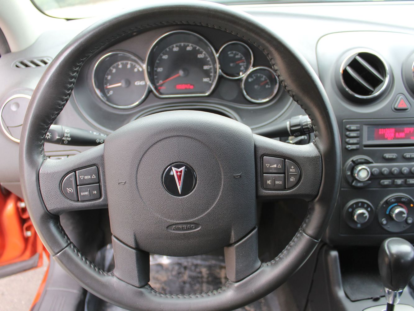 2006 pontiac g6 store steering wheel size